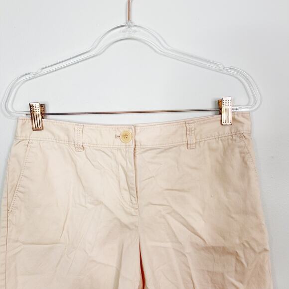 LOFT Peach Cotton Original Bermuda Chino Shorts 8P - Picture 3 of 8